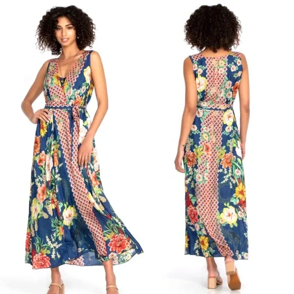 NWOT Johnny Was Dragona Adelia Dress Multi - Picture 4 of 12